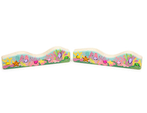 Sparkling Coral Reef 2 pc. Gem Block Set Sparkling Coral Reef 2 pc. Gem Block Set