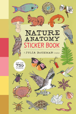 Nature Anatomy Sticker Book Nature Anatomy Sticker Book