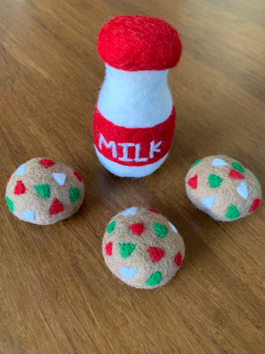 Santa Snack Set, Felt Foods Santa Snack Set, Felt Foods