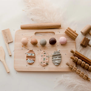Wooden Play dough kit Wooden Play dough kit