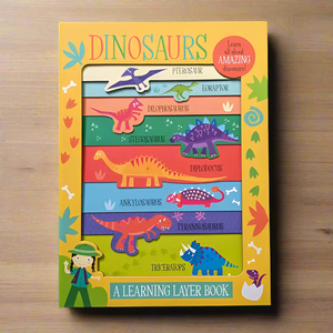 Learning Layers Board Book- Dinosaurs Learning Layers Board Book- Dinosaurs
