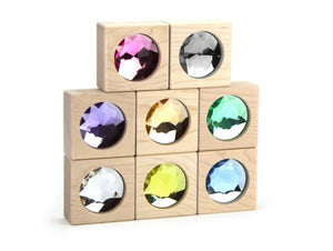 8 pc. Pastel Large Gem Blocks 8 pc. Pastel Large Gem Blocks