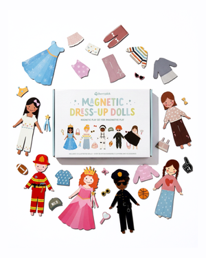 Magnetic Dress-Up Dolls Play Set Magnetic Dress-Up Dolls Play Set