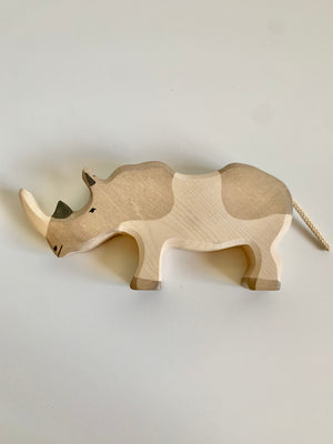 Rhino, Wooden Animal Toy Rhino, Wooden Animal Toy