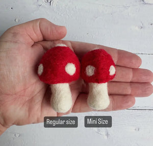 Mini Felt Mushroom Mini Felt Mushroom