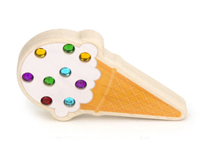 Ice Cream Cone Gem Block Ice Cream Cone Gem Block