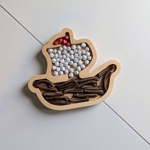 Mini Pirate Ship Sensory Play Tray Mini Pirate Ship Sensory Play Tray