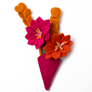 Mini Felt Hanging Flower Bouquets Mini Felt Hanging Flower Bouquets