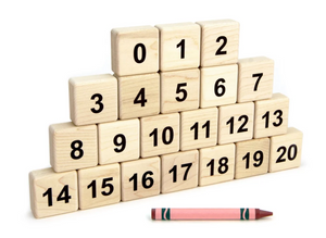 21 pc. Number Tiles 0-20 21 pc. Number Tiles 0-20