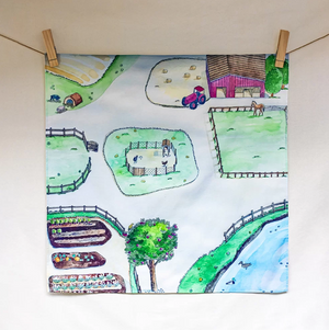 Around The Farm Wonderie Play Cloth Around The Farm Wonderie Play Cloth