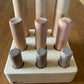 9 Pole Puzzle, Wooden Puzzle