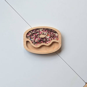Mini Donut Sensory Play Tray