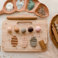 Wooden Play dough kit
