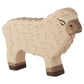 Sheep, standing, white