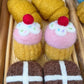Felt Strawberry Cupcake