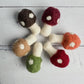 Mini Felt Woodland Mushrooms- (Set of 6)