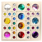 34 pc. Bright Gem Block Collection with Tray