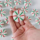 Peppermint w/Red & Green Stripes, Felt Foods