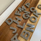 Resin Silver Glitter Alphabet & Number Sets