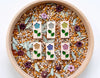 6pc. Pastel Summer Flower Gem Blocks