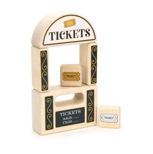 Ticket Stand Building Block Set by Everwood Friends