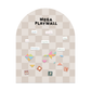 MEGA Magic Playwall - Arch Magnetic Wall Decal for Kids