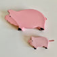 Pig and Piglet, Wooden Farm Animals