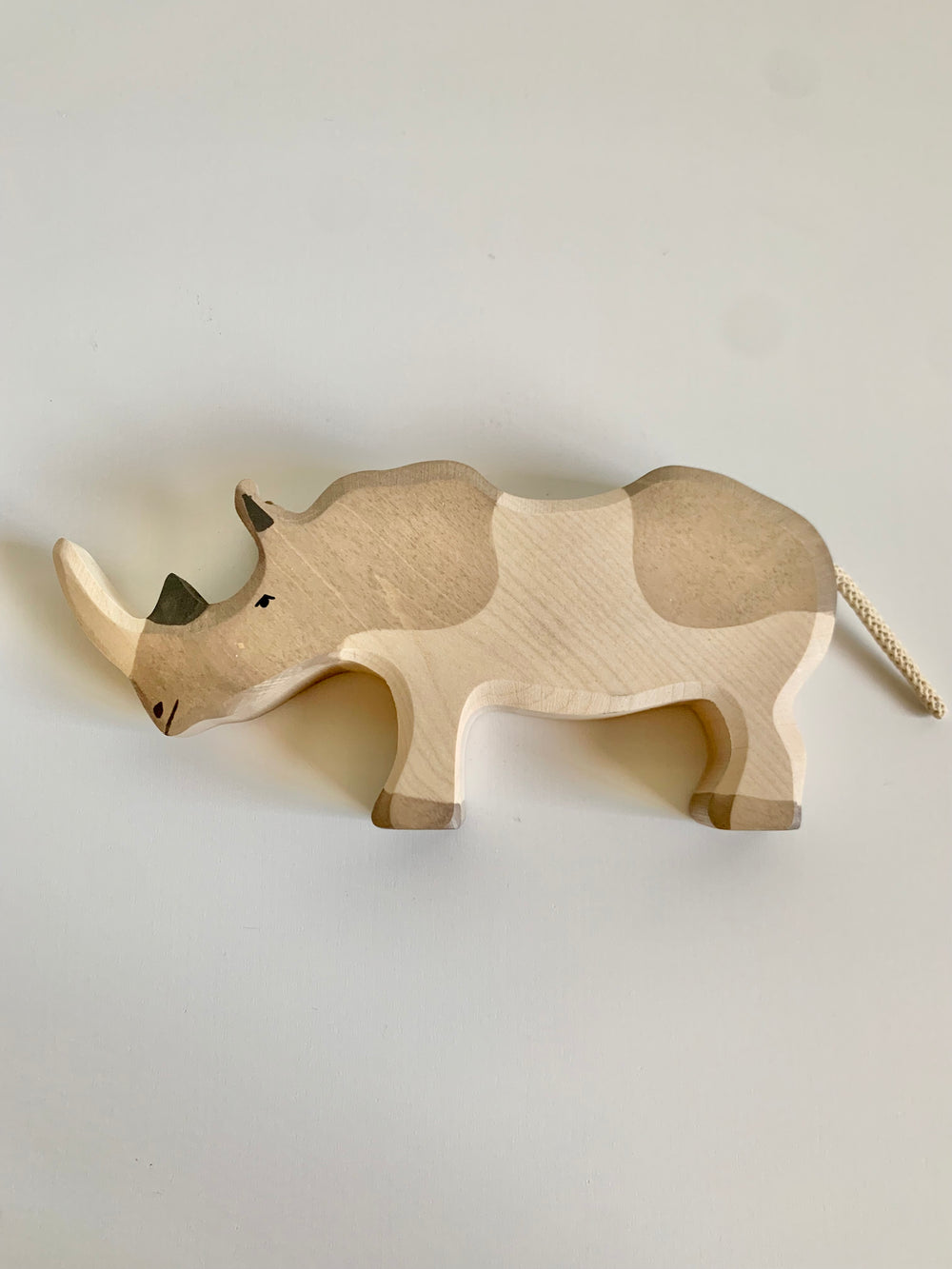 Rhino, Wooden Animal Toy