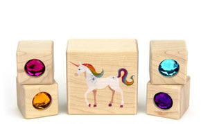 5 pc. Unicorn Gem Blocks