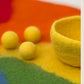 Felt Rainbow Play Mat, Bowls & Balls