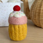 Felt Strawberry Cupcake