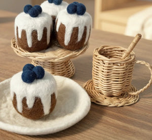 Felt Blueberry Drizzle Cake