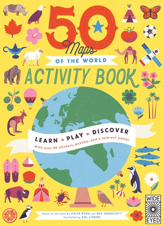 50 Maps Of The World Activity Book