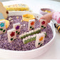 6pc. Bright Summer Flower Gem Blocks