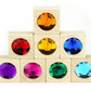8 pc. Bright Large Gem Blocks