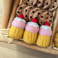 Felt Strawberry Cupcake