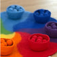 Felt Rainbow Play Mat, Bowls & Balls