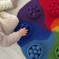 Felt Rainbow Play Mat, Bowls & Balls