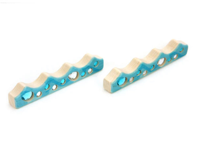 Sparkling Waves 2 pc. Gem Block Set