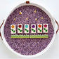 6pc. Bright Summer Flower Gem Blocks