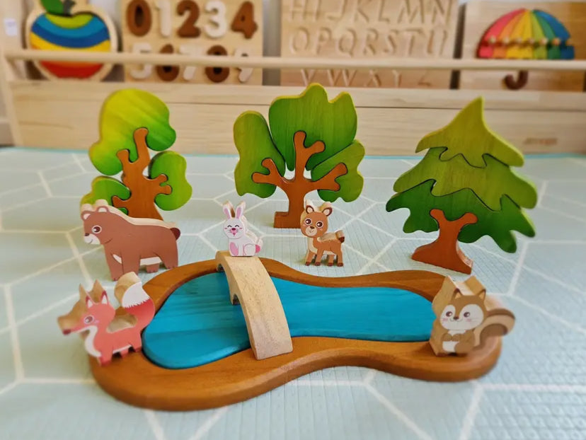 Woodland Animal Playset