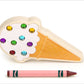 Ice Cream Cone Gem Block