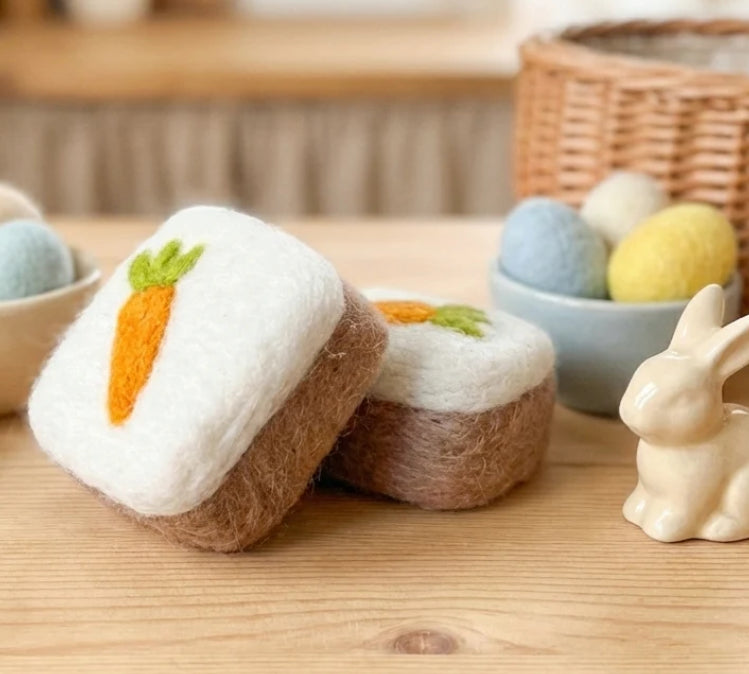 Felt Carrot Cake