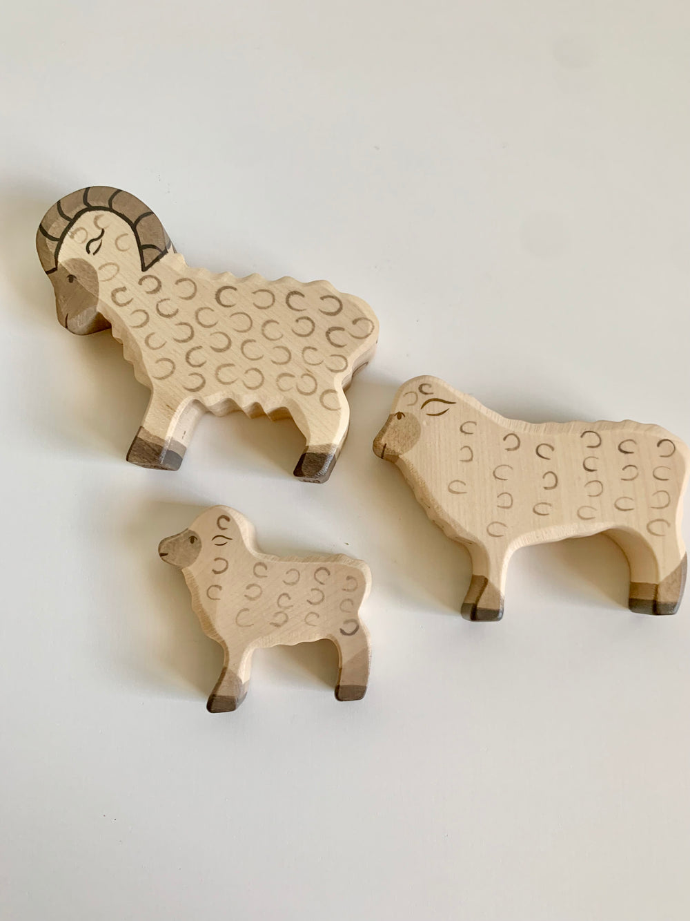 Lamb, Sheep and Ram, Farm Animal Toys