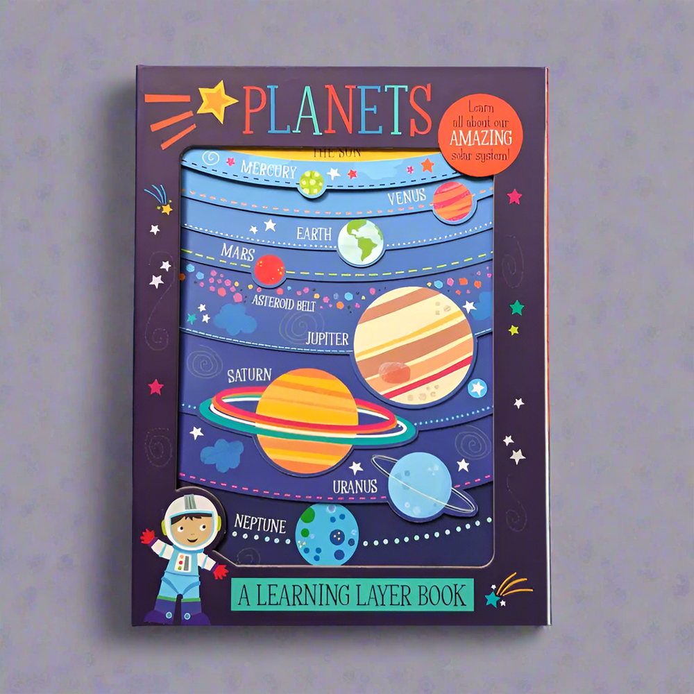 Learning Layers Board Book-Planets