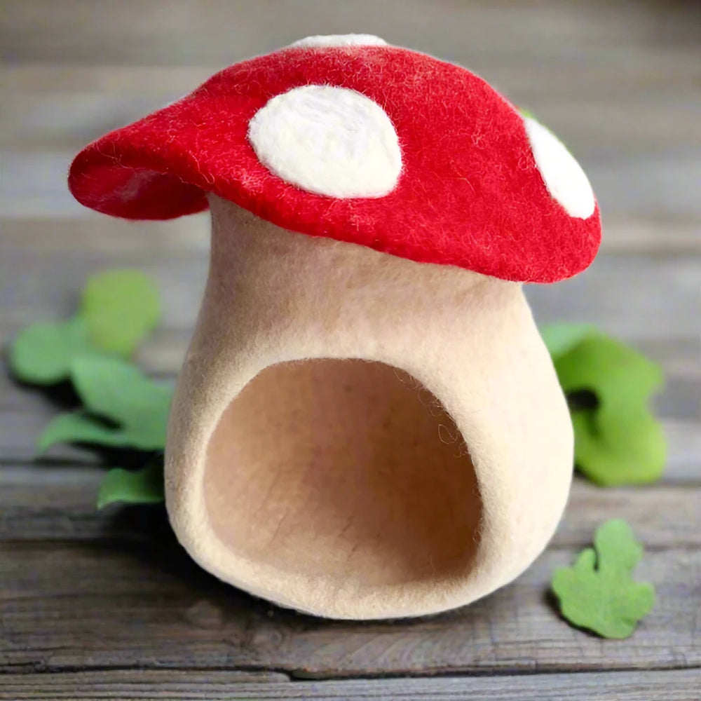 Toadstool Mushroom Play Cottage w/ Fairy