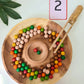 Round Natural Activity Tray
