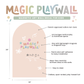 ORIGINAL Magic Playwall- Arch Magnetic Wall Decal for Kids