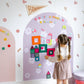 MEGA Magic Playwall - Arch Magnetic Wall Decal for Kids