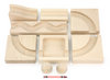 9 pc. Toddler-Safe Ball Run Unit Block Set